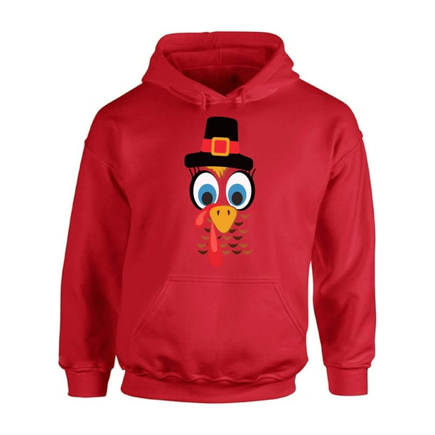 Awkward Styles Thanksgiving Hoodie Turkey Face Hooded Sweatshirt Awkward Styles Thanksgiving Hoodie Turkey Face Hooded Sweatshirt